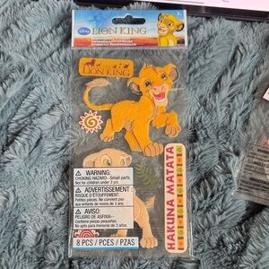 Disney Lion King Stickers - Orange and Yellow